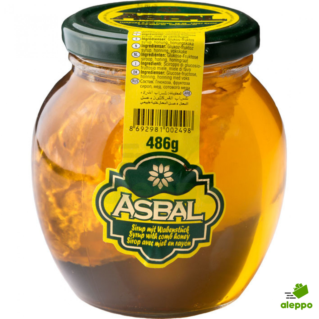 ASBAL HONEY WITH COMB PETEK 480G