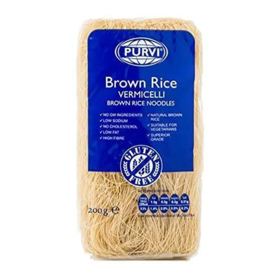 PURVI BROWN RICE VERMICELLI 200G