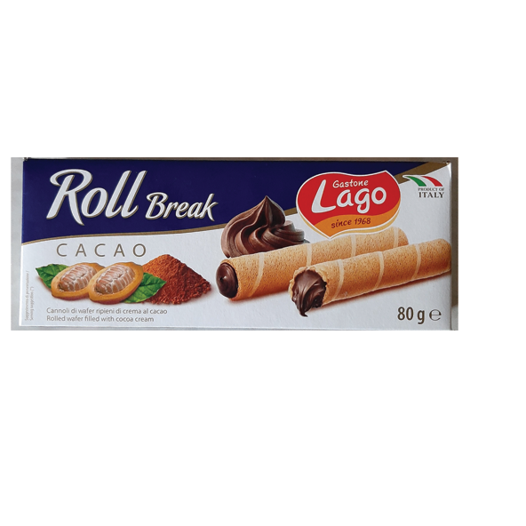 Roll Break Lago Cacao 80g