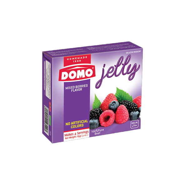 Domo Jelly Mixed Berries Flavor 85g (3 for)