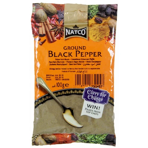 Natco Ground Black Pepper (100g)