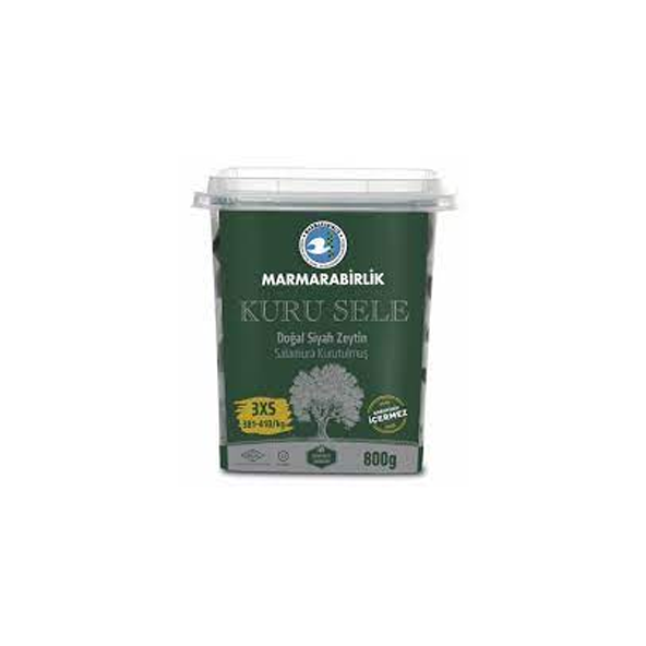 Marmarabirlik sele black olives  800g