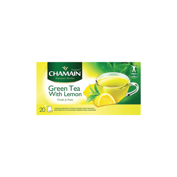 Chamain Green Tea With Lemon 20 bags