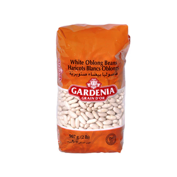 Gardenia White Oblong Beans (907g)