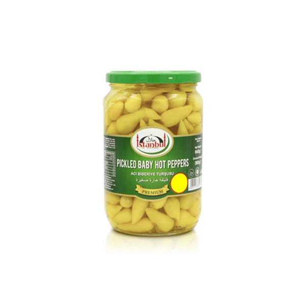 Istanbul  Pickled Baby Hot Pepper 640gr