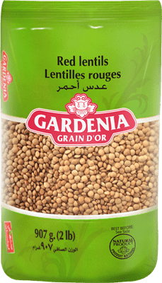 GARDENIA RED LENTILS 907G