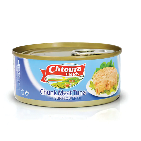 Chtoura  Chunk Tuna Meat In Sunflower Oil 160g