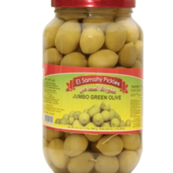 EL Samahy Jumbo Green Olive 650g