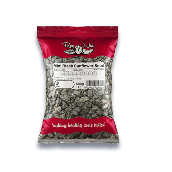 roy nut mini black sunflower seed 100gr