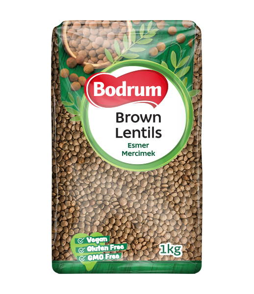 BODRUM BROWN LENTILS 1KG