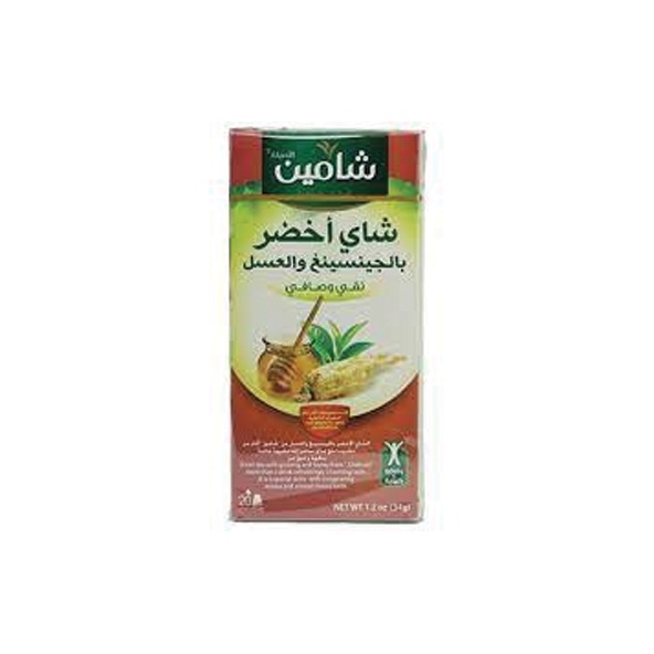 Chamain Green Tea Ginseng With Honey 20 Bags