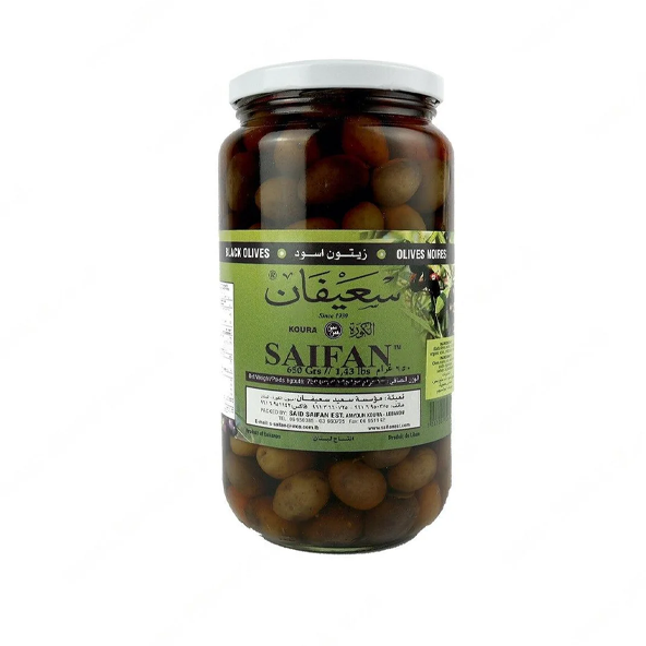 Saifan Black Olives 650g