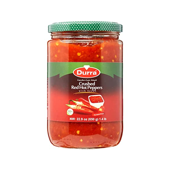 Durra Crushed Red Hot Peppers 650g