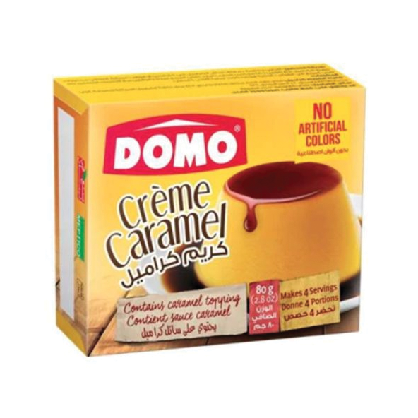 Domo Creme Caramel 80g (3 for)