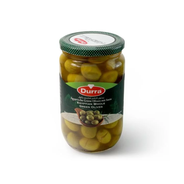 Durra egyptian green olives 700g