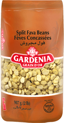 GARDENIA SPLIT FAVA BEANS 907G