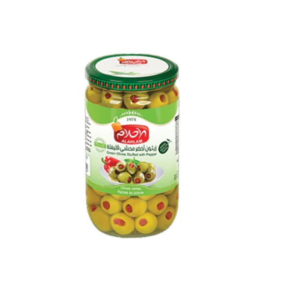 Alahlam Green Olives Stuffed With Pepper