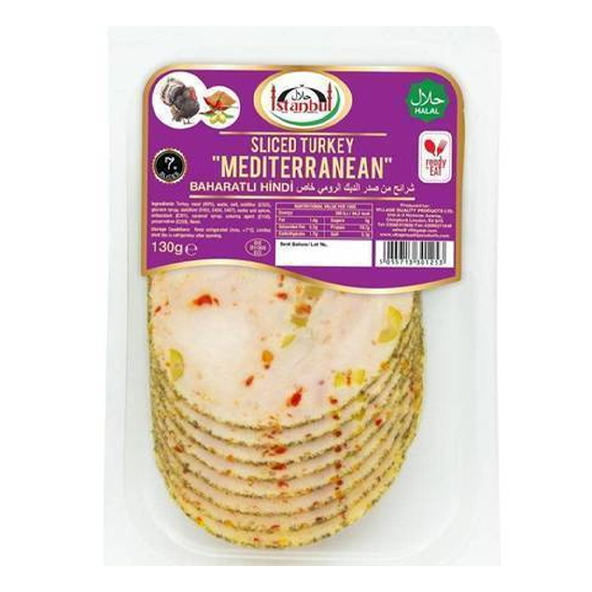 Istanbul Sliced Turkey Mediterranean 130g