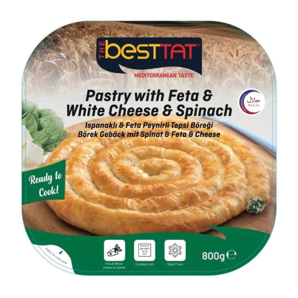 Besttat White Cheese & Spinach (800g)