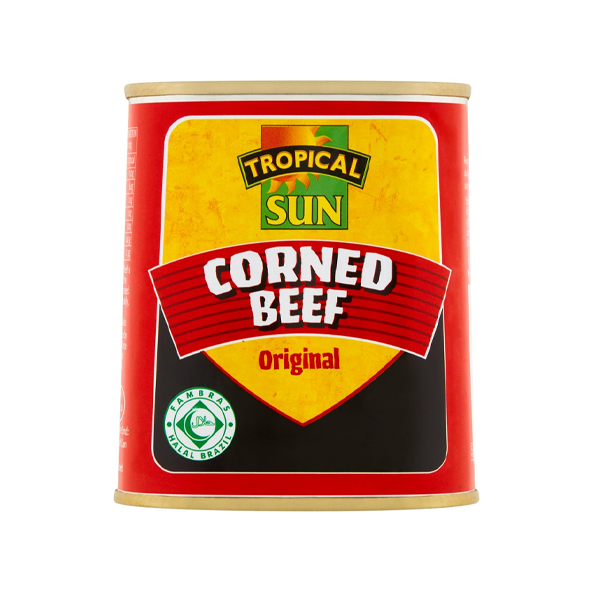 tropical sun corned beef 340gr