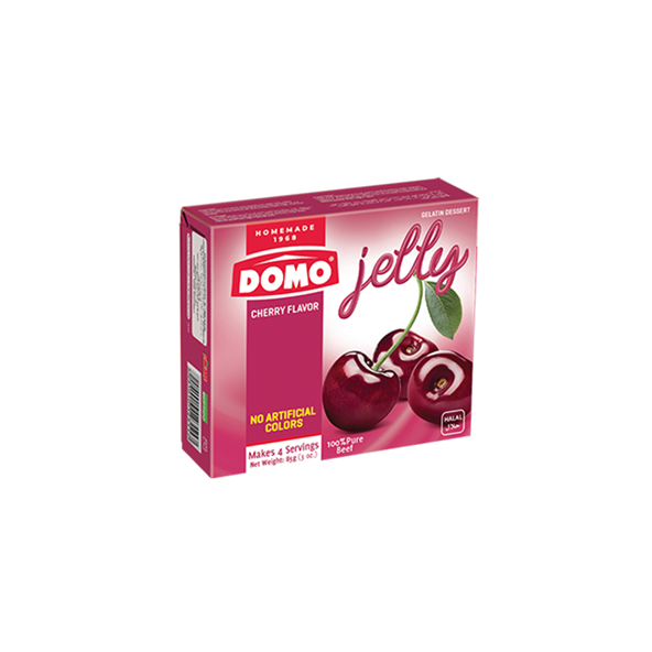 Domo Jelly Cherry Flavour 85g