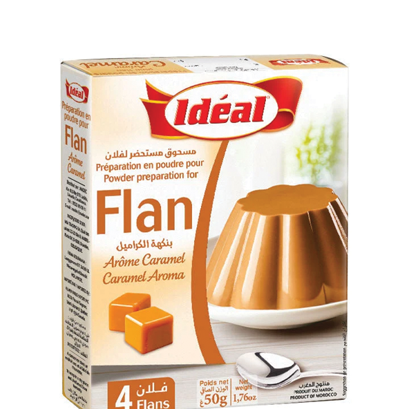 Ideal  Flan Custard Caramel 50g  (2 for)