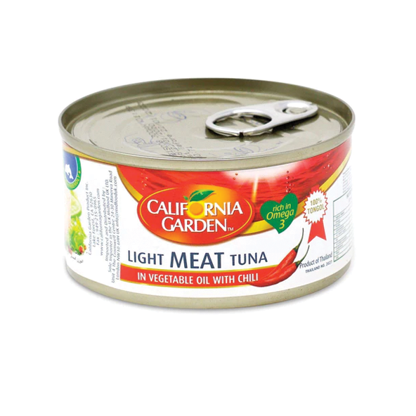 California Garden Light Meat Tune In Vegetable Oil With Chili 140g