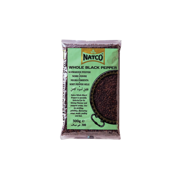 NATCO WHOLE BLACK PEPPER 300g