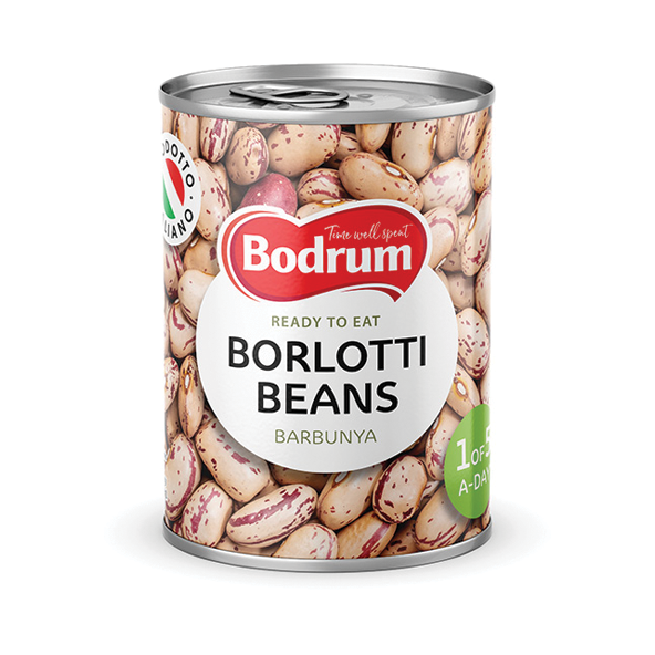 Bodrum Borlotti Beans 400g