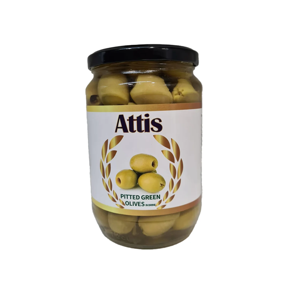 Attis Pitted Green Olive 320g