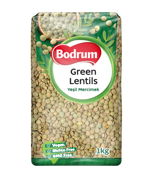 BODRUM GREEN LENTILS 1KG