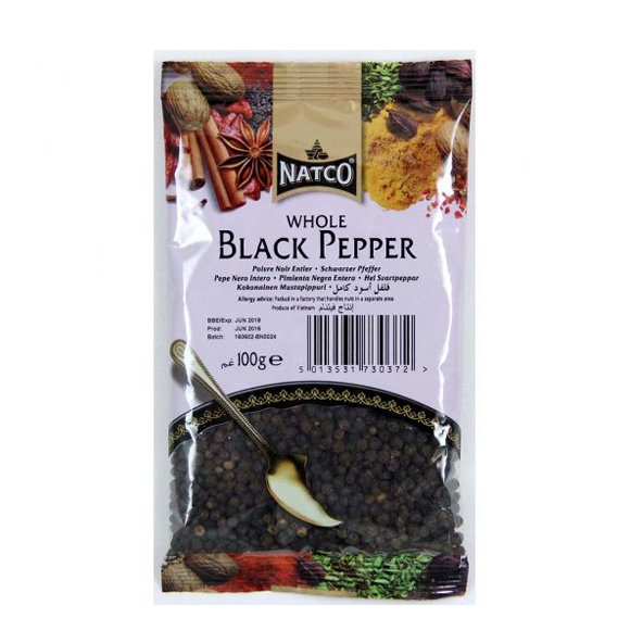 Natco Whole Black Pepper (100g)