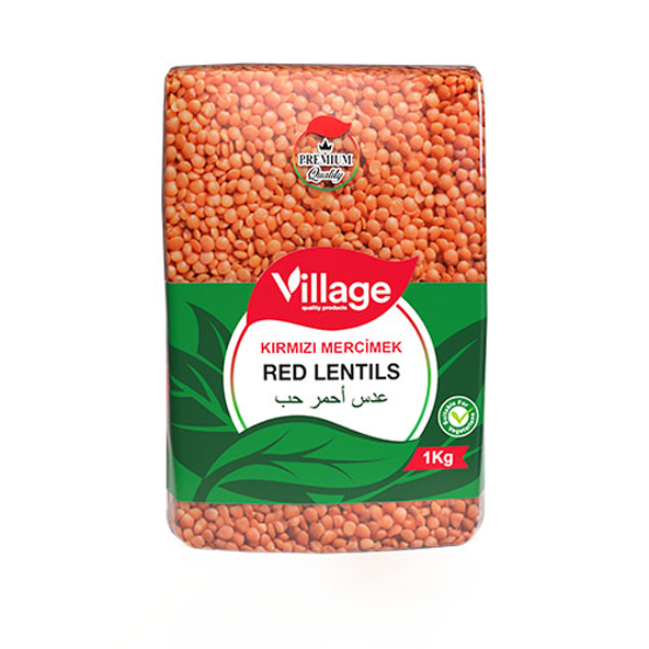 village red lentils whole 1kg